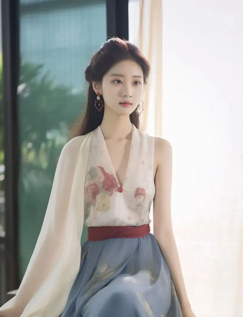 Midjourney系列：气质美女绝美私房写真