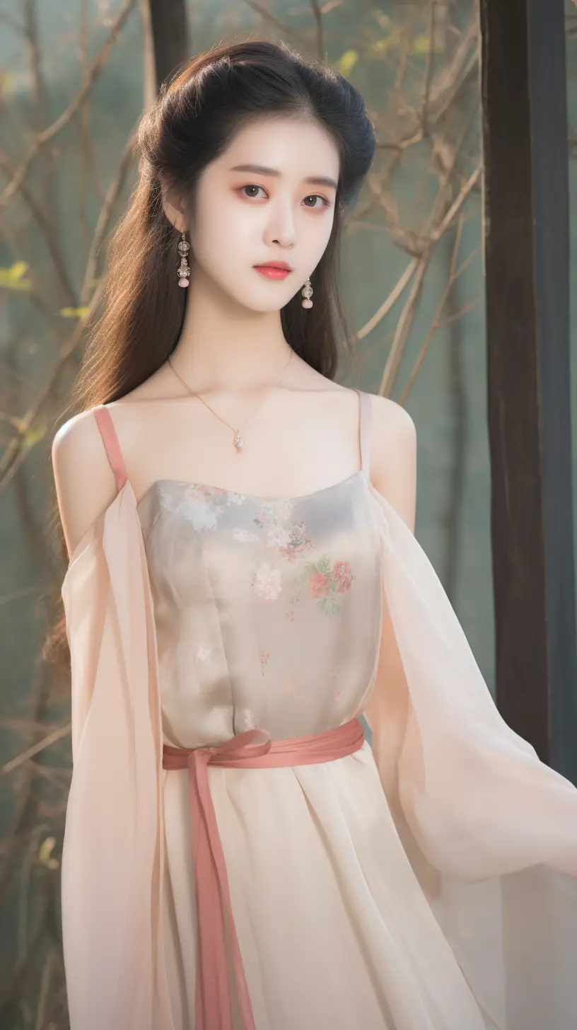 Midjourney系列：气质美女绝美私房写真