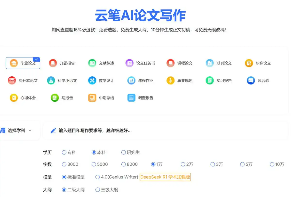 「毕业党福音」这6款AI论文生成神器，效率翻倍告别deepseek！